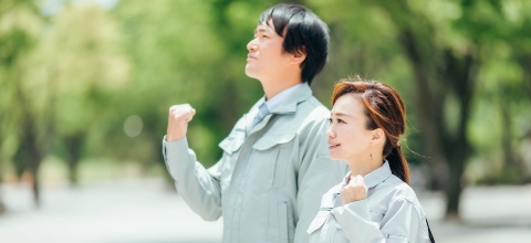 ワクワクするスタッフたち