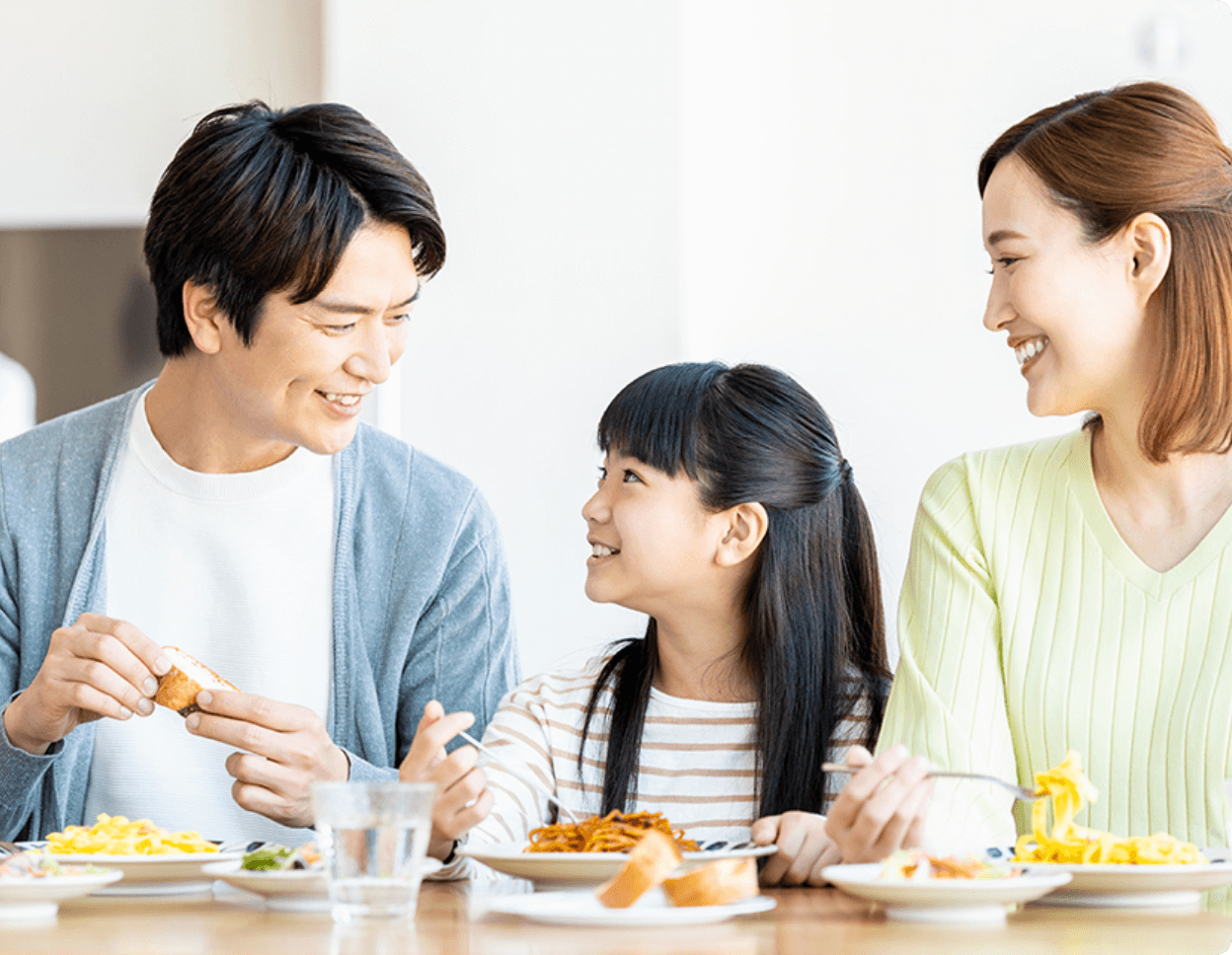 3人家族