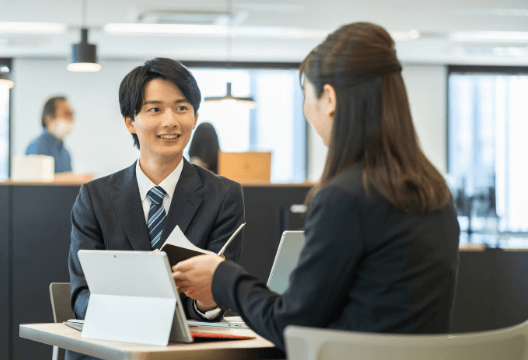 キャリア相談する二人